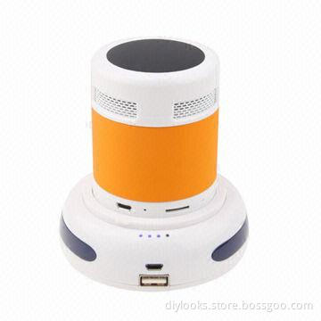 Full-touch Control Intelligent Voice Wireless Bluetooth V2.0 Portable Mini Speaker with Mobile Power